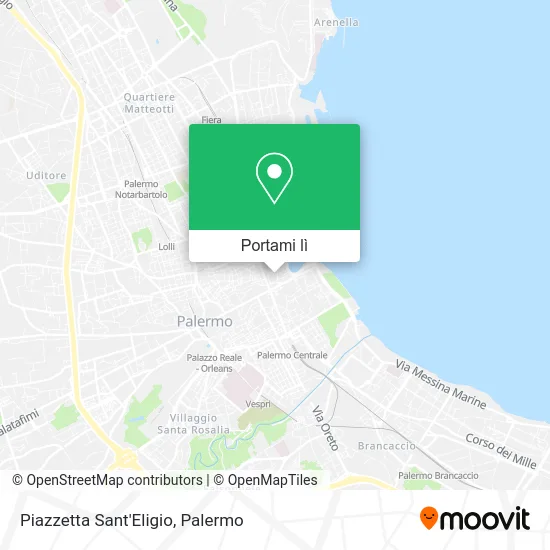 Mappa Piazzetta Sant'Eligio