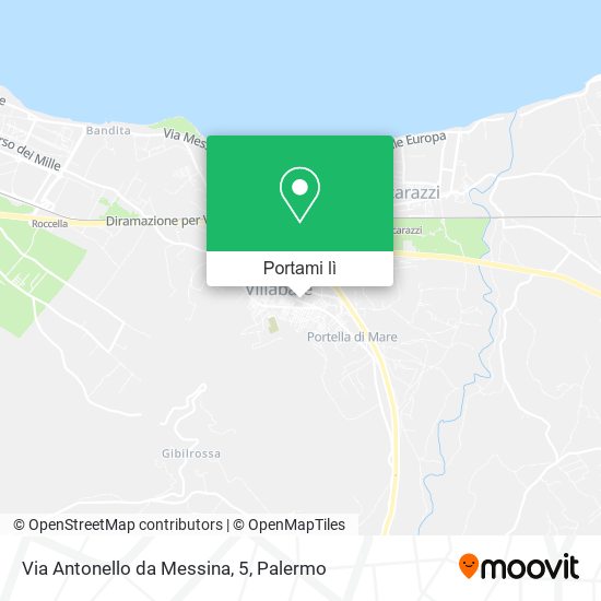 Mappa Via Antonello da Messina, 5