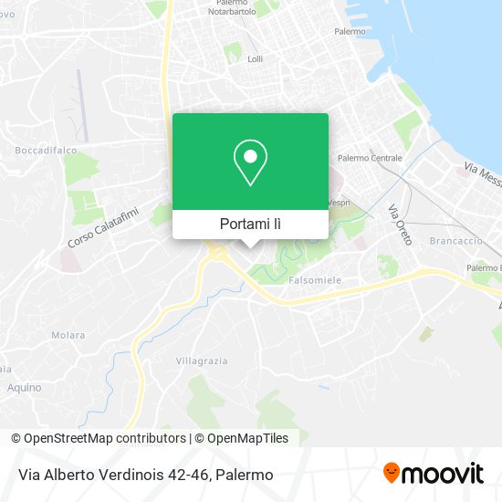 Mappa Via Alberto Verdinois 42-46