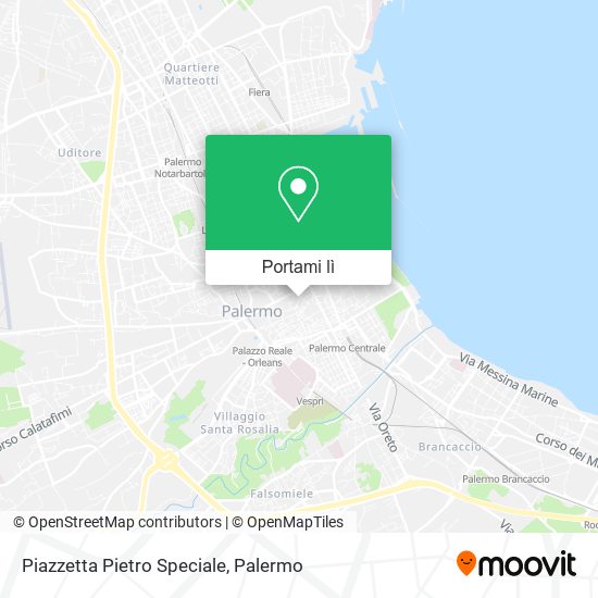 Mappa Piazzetta Pietro Speciale