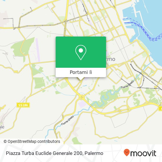 Mappa Piazza Turba Euclide Generale 200