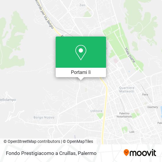 Mappa Fondo Prestigiacomo a Cruillas