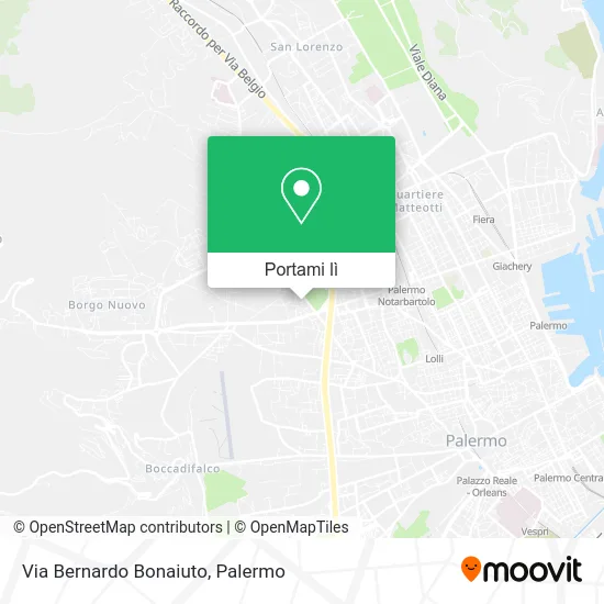 Mappa Via Bernardo Bonaiuto