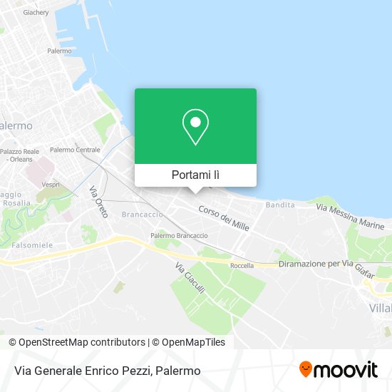 Mappa Via Generale Enrico Pezzi