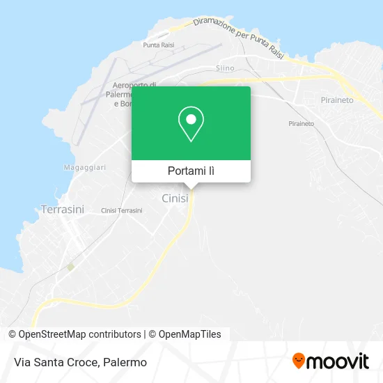 Mappa Via Santa Croce