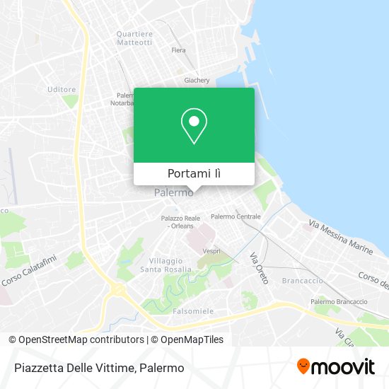 Mappa Piazzetta Delle Vittime