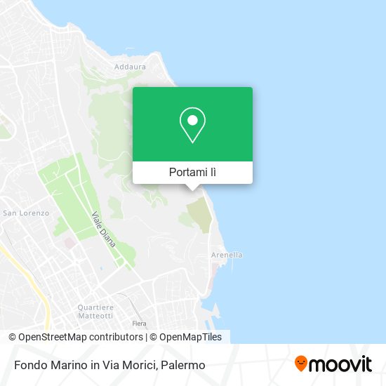 Mappa Fondo Marino in Via Morici