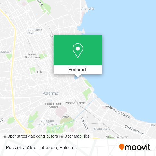 Mappa Piazzetta Aldo Tabascio