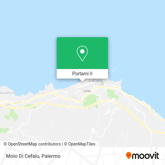 Mappa Molo Di Cefalu