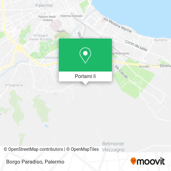 Mappa Borgo Paradiso