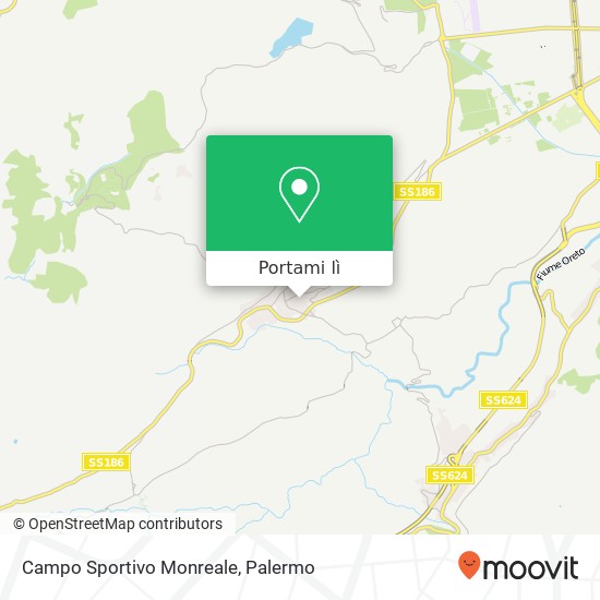 Mappa Campo Sportivo Monreale