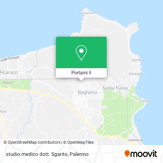 Mappa studio medico dott. Sgarito