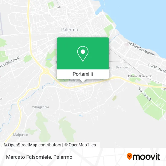 Mappa Mercato Falsomiele