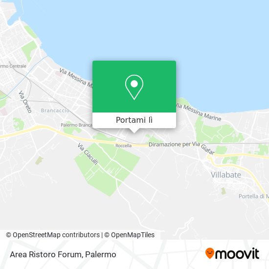 Mappa Area Ristoro Forum