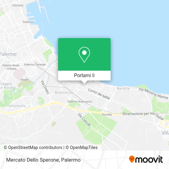 Mappa Mercato Dello Sperone