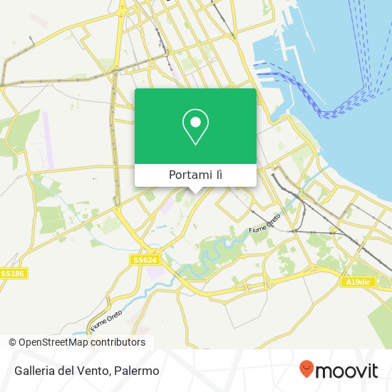 Mappa Galleria del Vento