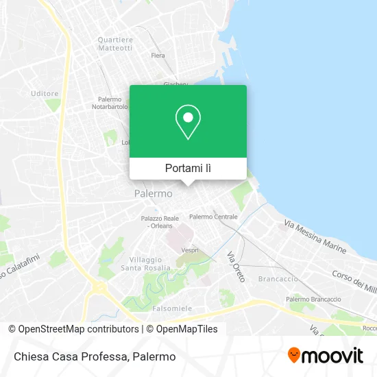 Mappa Chiesa Casa Professa
