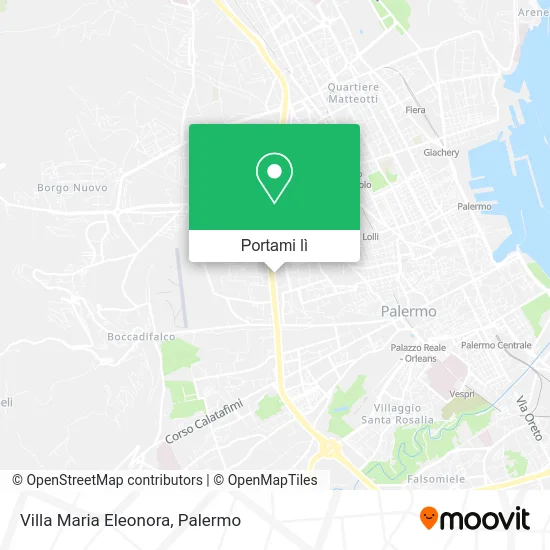 Mappa Villa Maria Eleonora