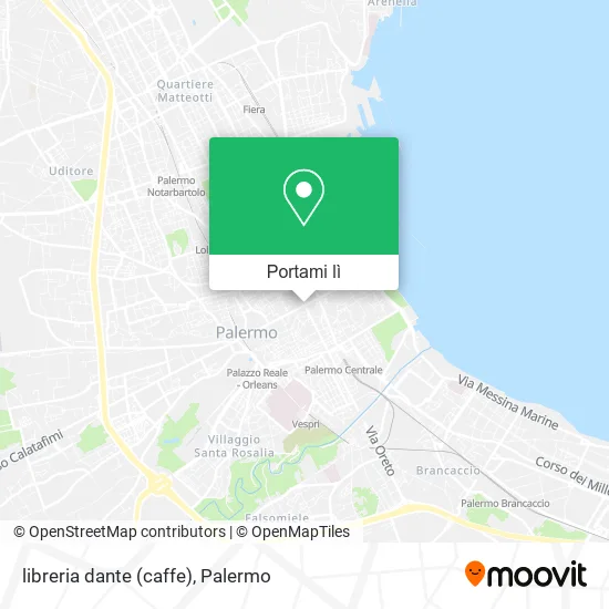 Mappa libreria dante (caffe)