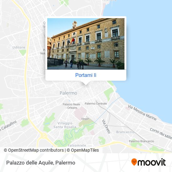 Mappa Palazzo delle Aquile