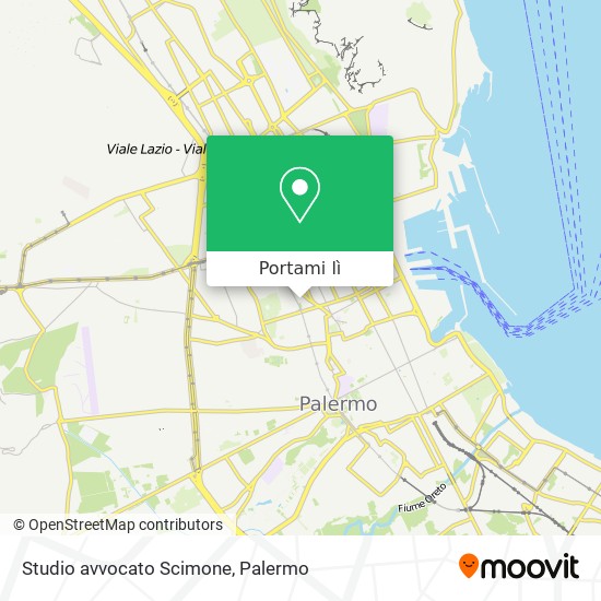 Mappa Studio avvocato Scimone
