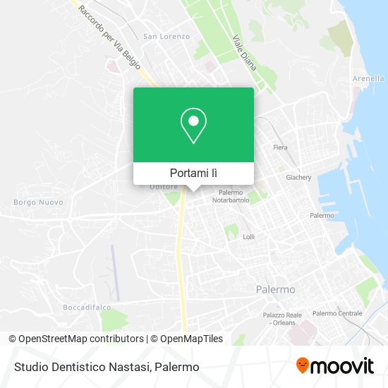 Mappa Studio Dentistico Nastasi