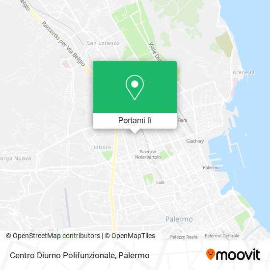Mappa Centro Diurno Polifunzionale