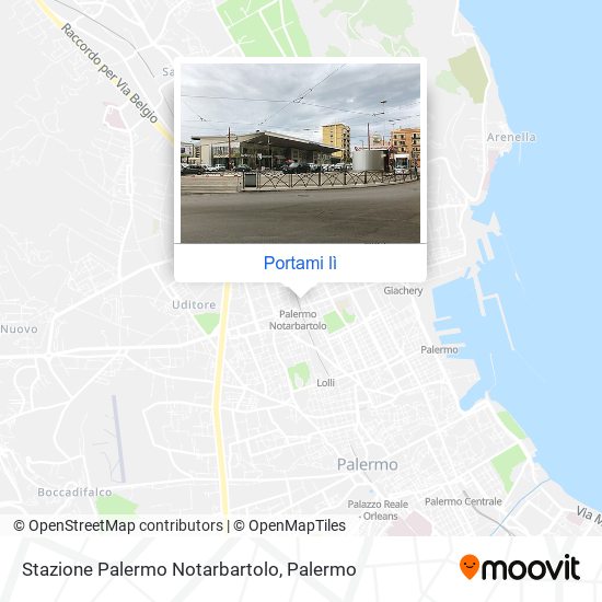 Mappa Stazione Palermo Notarbartolo