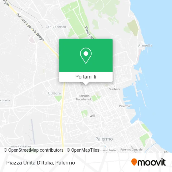 Mappa Piazza Unità D'Italia
