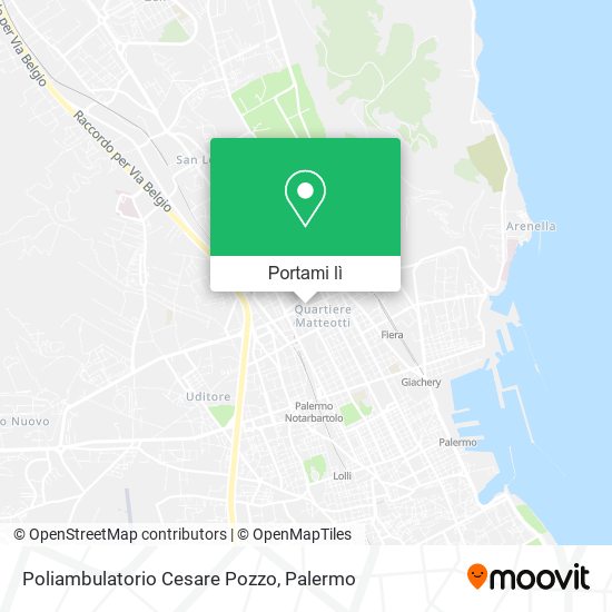 Mappa Poliambulatorio Cesare Pozzo