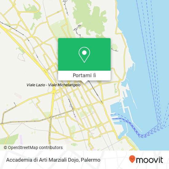 Mappa Accademia di Arti Marziali Dojo