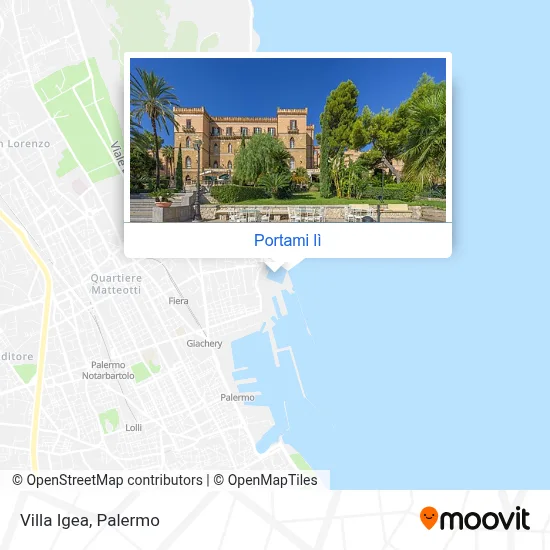 Mappa Villa Igea