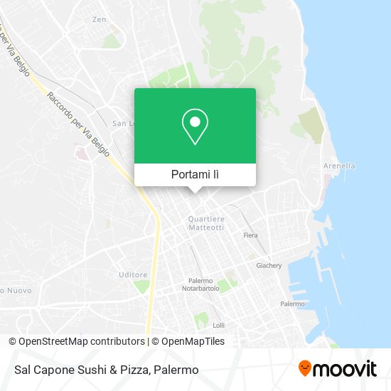 Mappa Sal Capone Sushi & Pizza