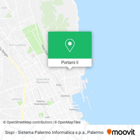 Mappa Sispi - Sistema Palermo Informatica s.p.a.