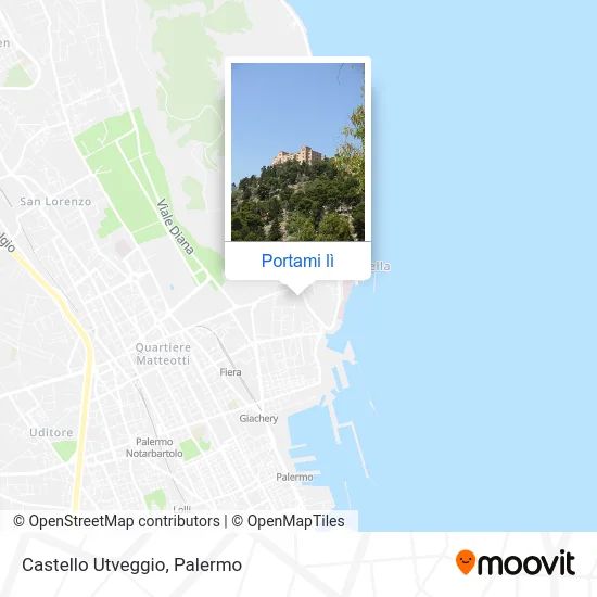 Mappa Castello Utveggio