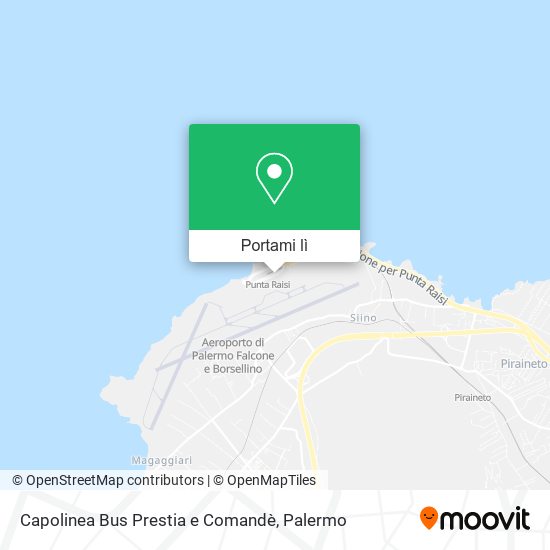 Mappa Capolinea Bus Prestia e Comandè