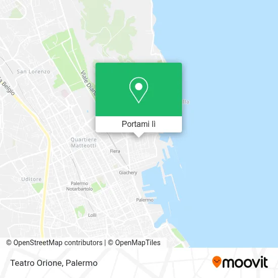 Mappa Teatro Orione