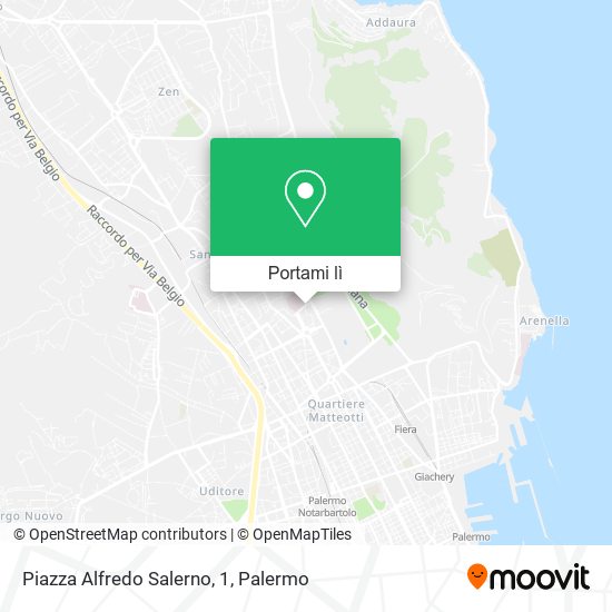 Mappa Piazza Alfredo Salerno, 1