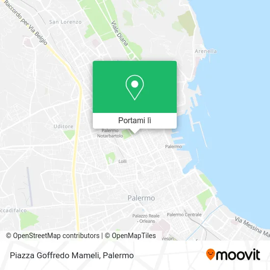 Mappa Piazza Goffredo Mameli