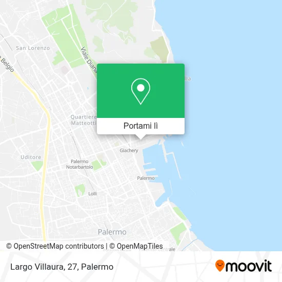 Mappa Largo Villaura, 27