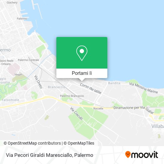 Mappa Via Pecori Giraldi Maresciallo