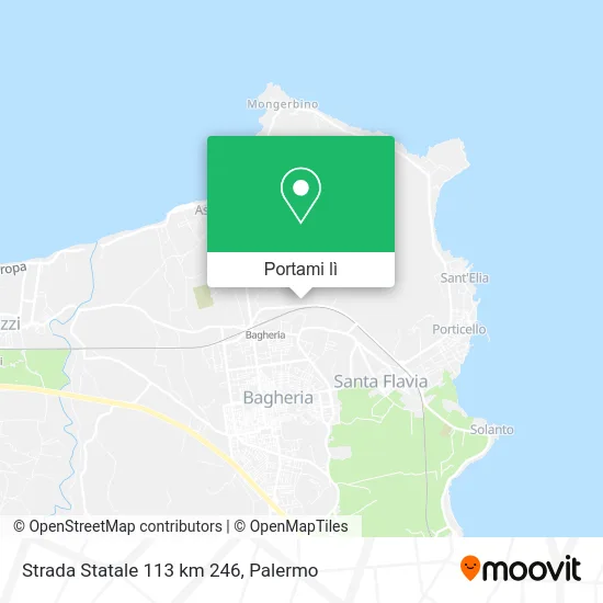 Mappa Strada Statale 113 km 246