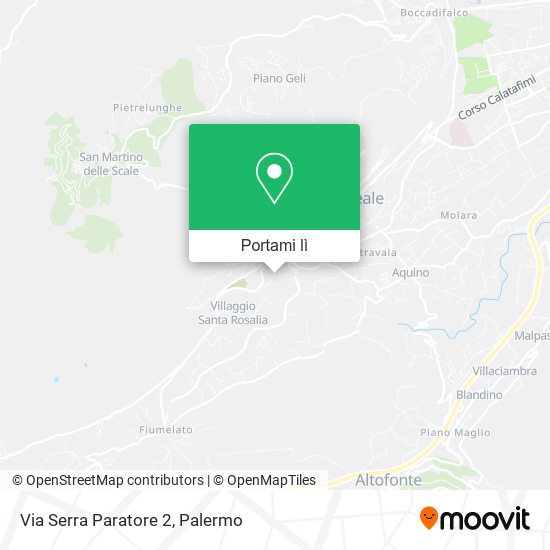 Mappa Via Serra Paratore 2