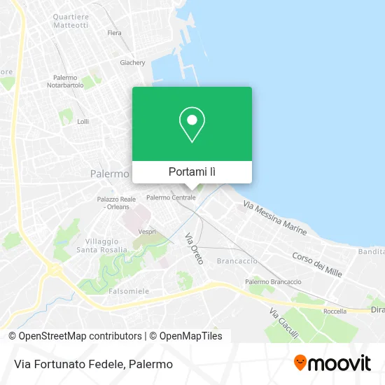 Mappa Via Fortunato Fedele