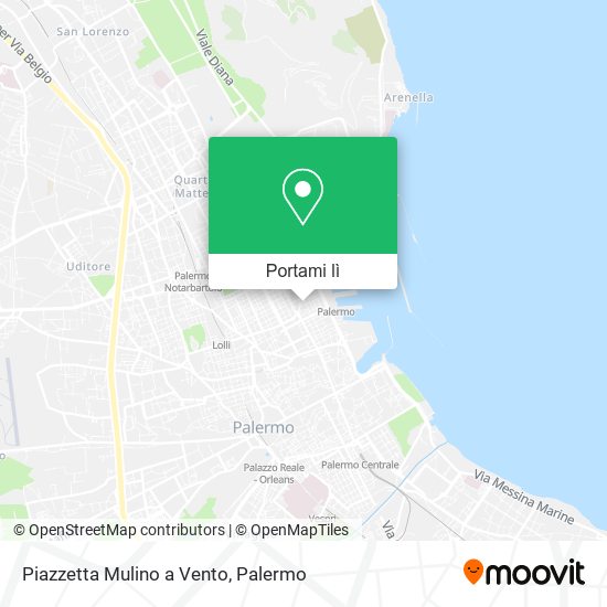 Mappa Piazzetta Mulino a Vento