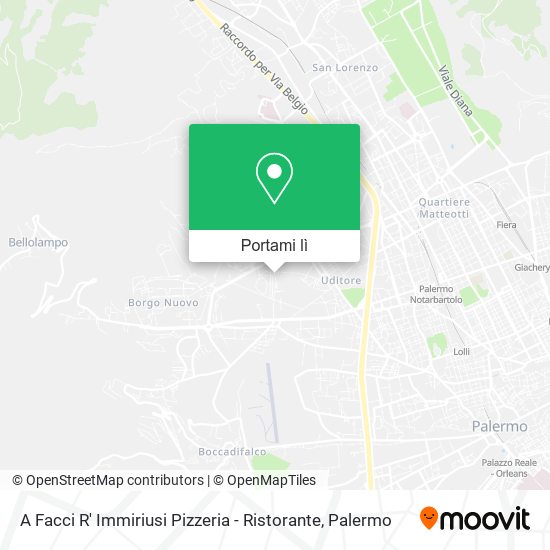 Mappa A Facci R' Immiriusi Pizzeria - Ristorante