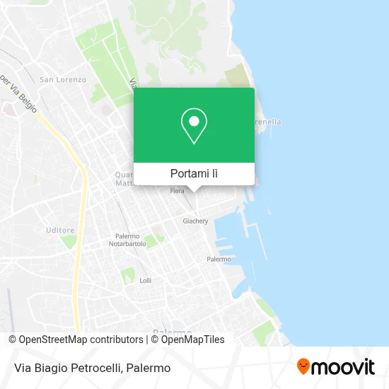 Mappa Via Biagio Petrocelli