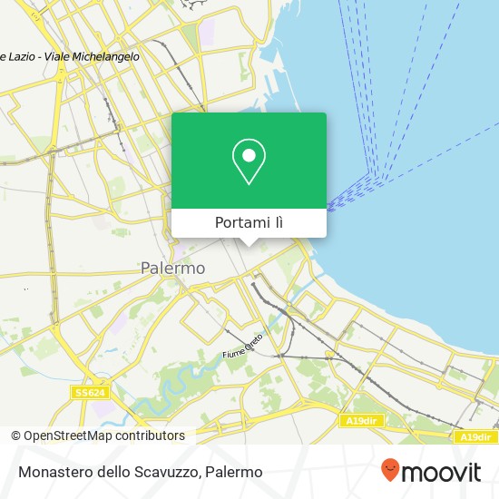 Mappa Monastero dello Scavuzzo