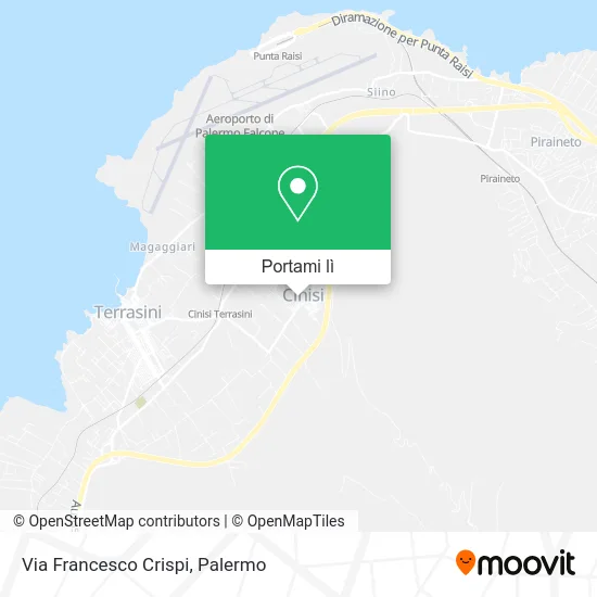 Mappa Via Francesco Crispi