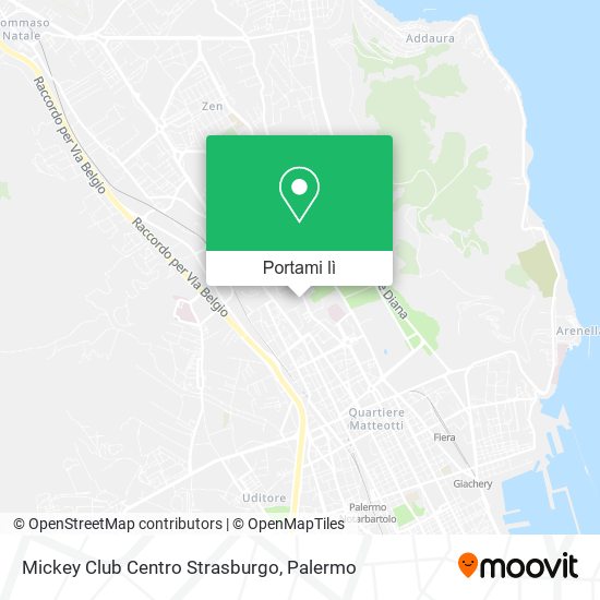 Mappa Mickey Club Centro Strasburgo